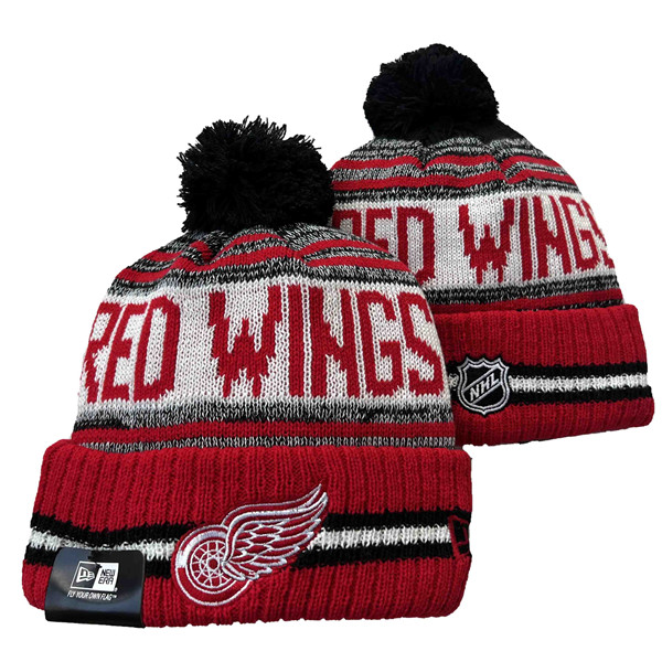 Detroit Red Wings Knit Hats 004